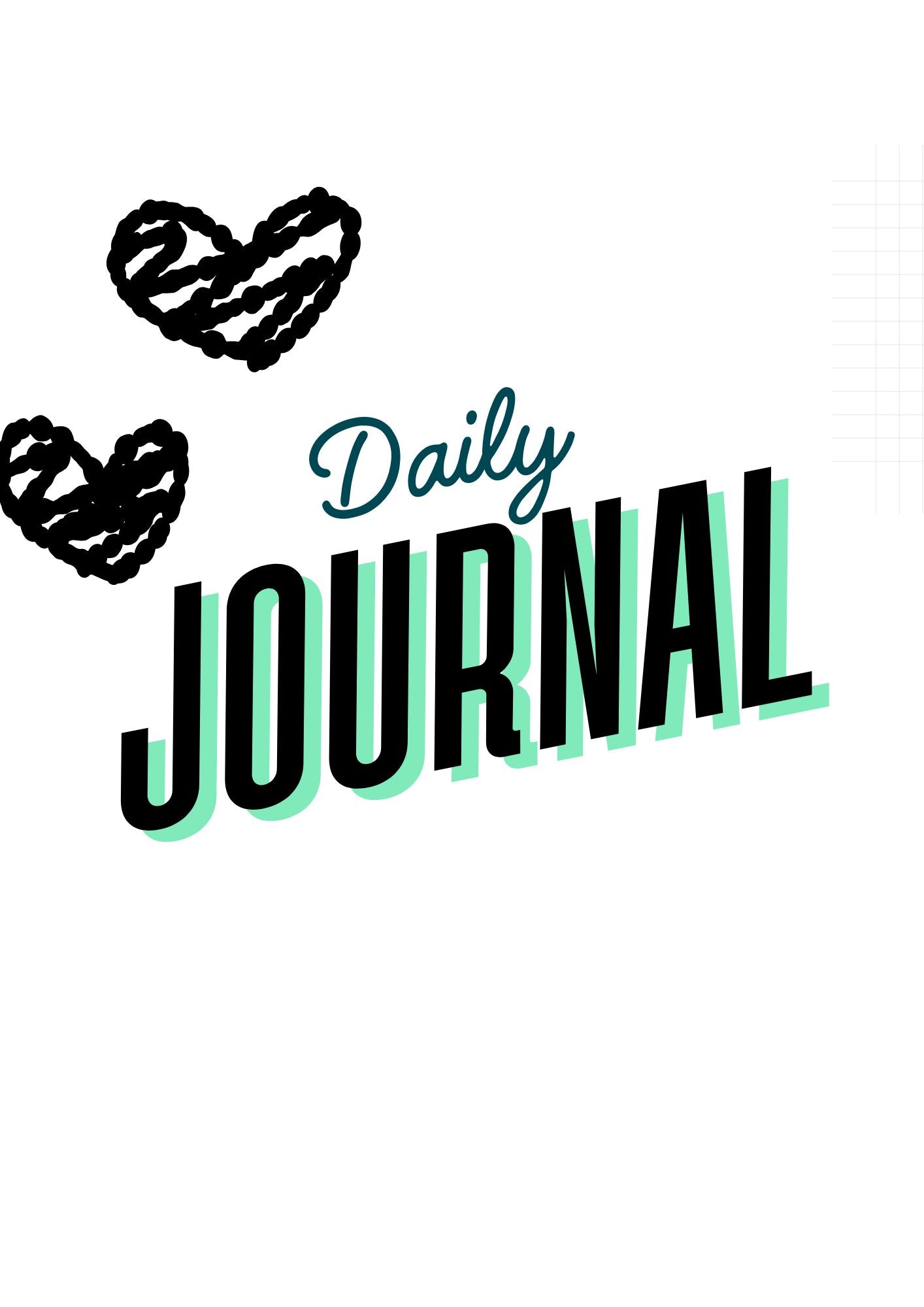 The Daily Brain Dump: Printable Digital Journal & Goblin-Mode Tracker